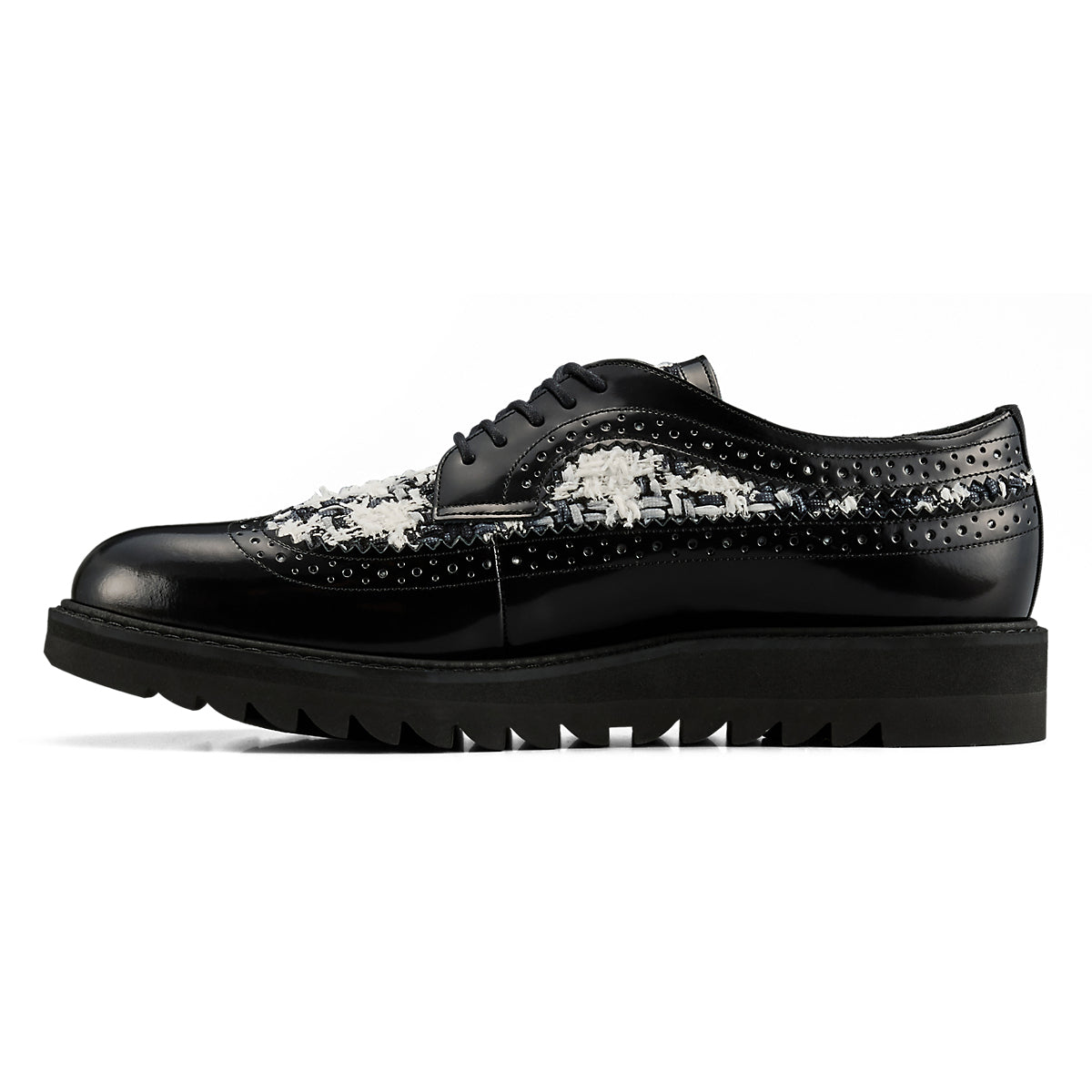 BROGUE - BLACK / WHITE - view 3