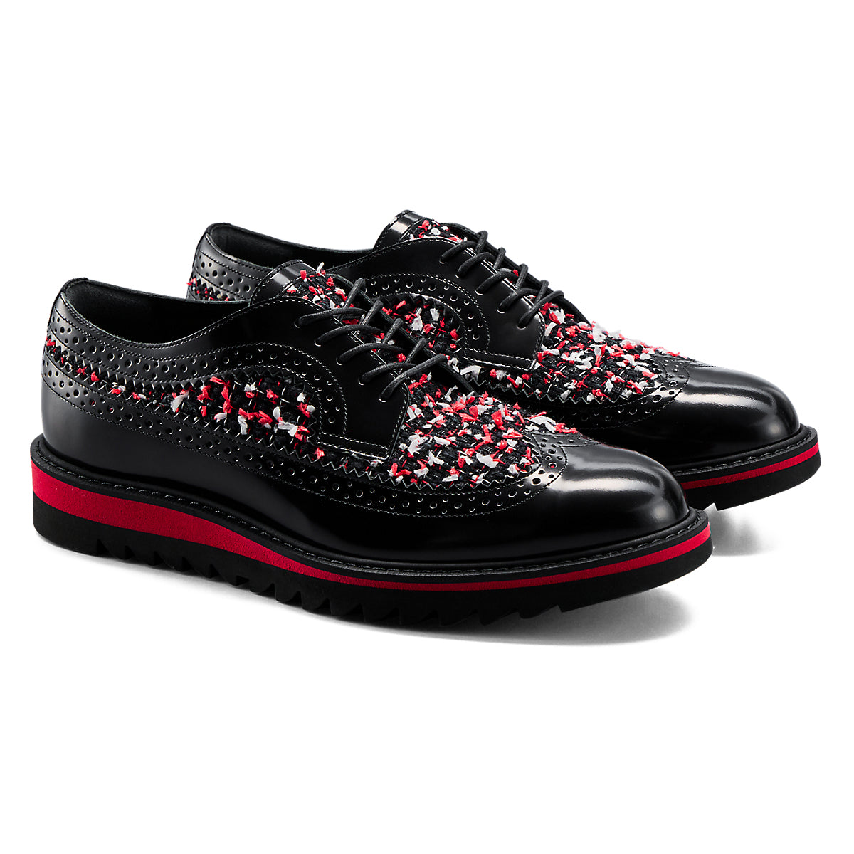 BROGUE - BLACK / CLASSIC RED - view 2