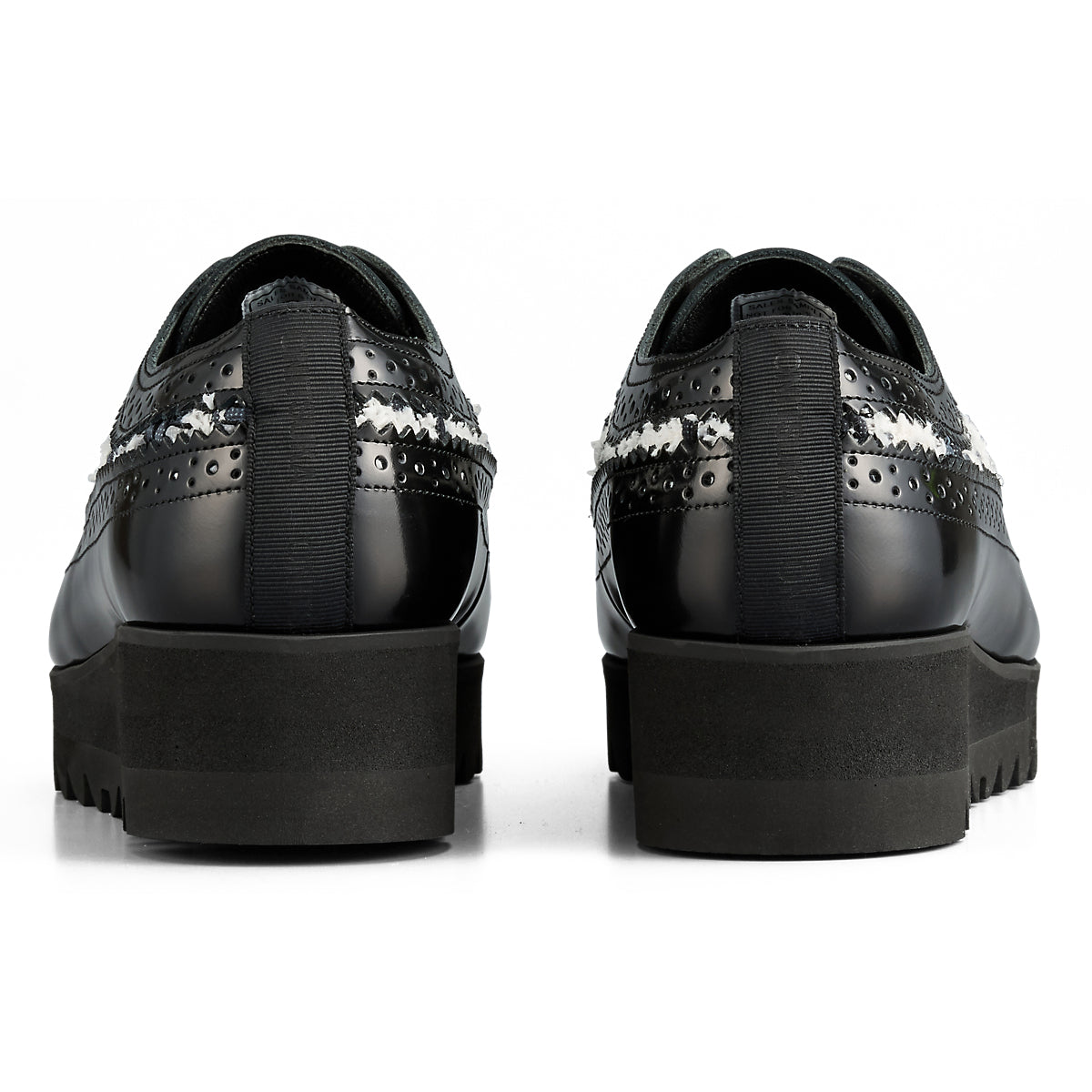BROGUE - BLACK / WHITE - view 5