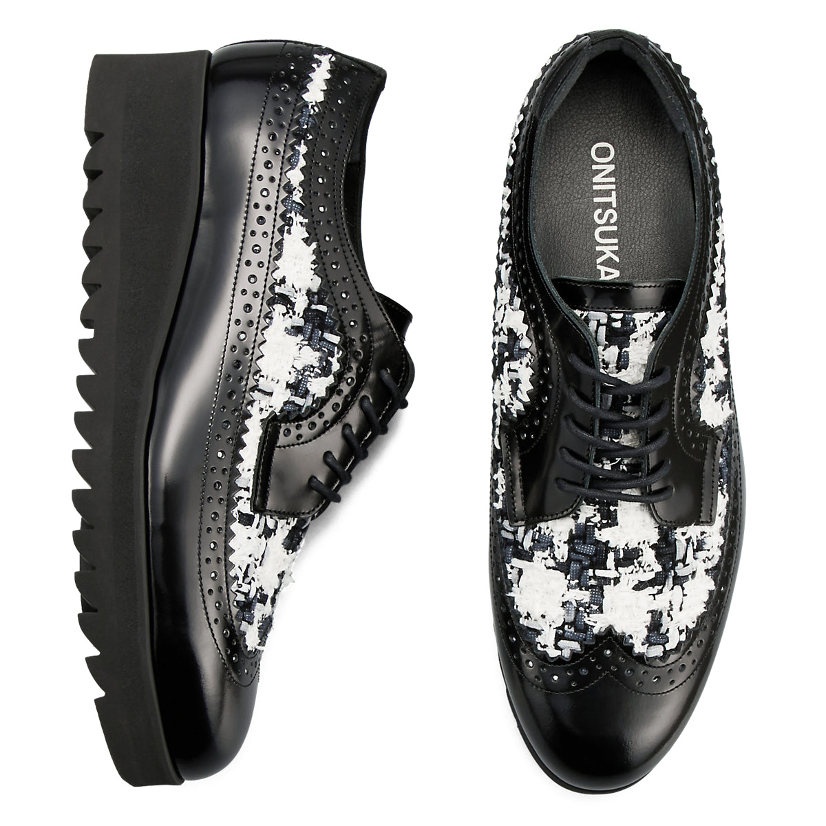 BROGUE - BLACK / WHITE - view 8