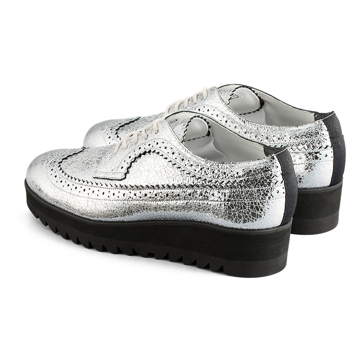 BROGUE - SILVER / SILVER - view 4