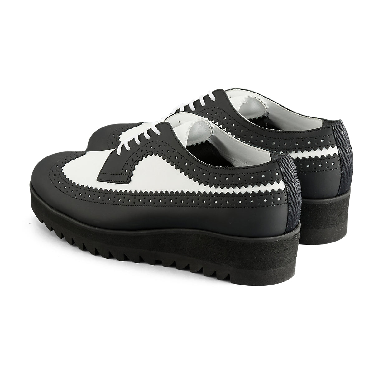 BROGUE - BLACK / WHITE - view 4