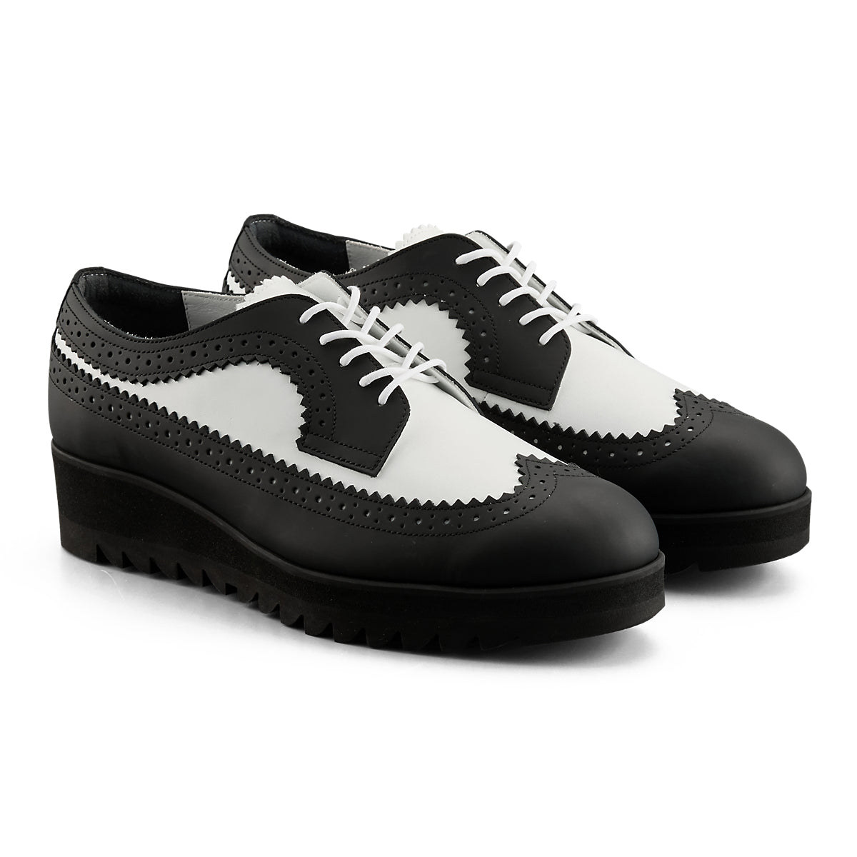 BROGUE - BLACK / WHITE - view 2