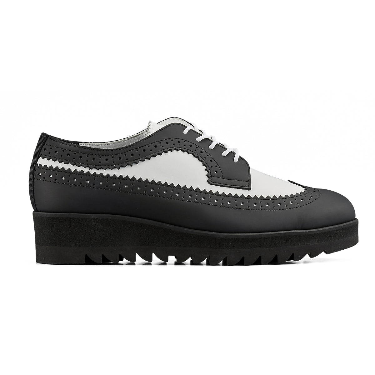 BROGUE - BLACK / WHITE - main view