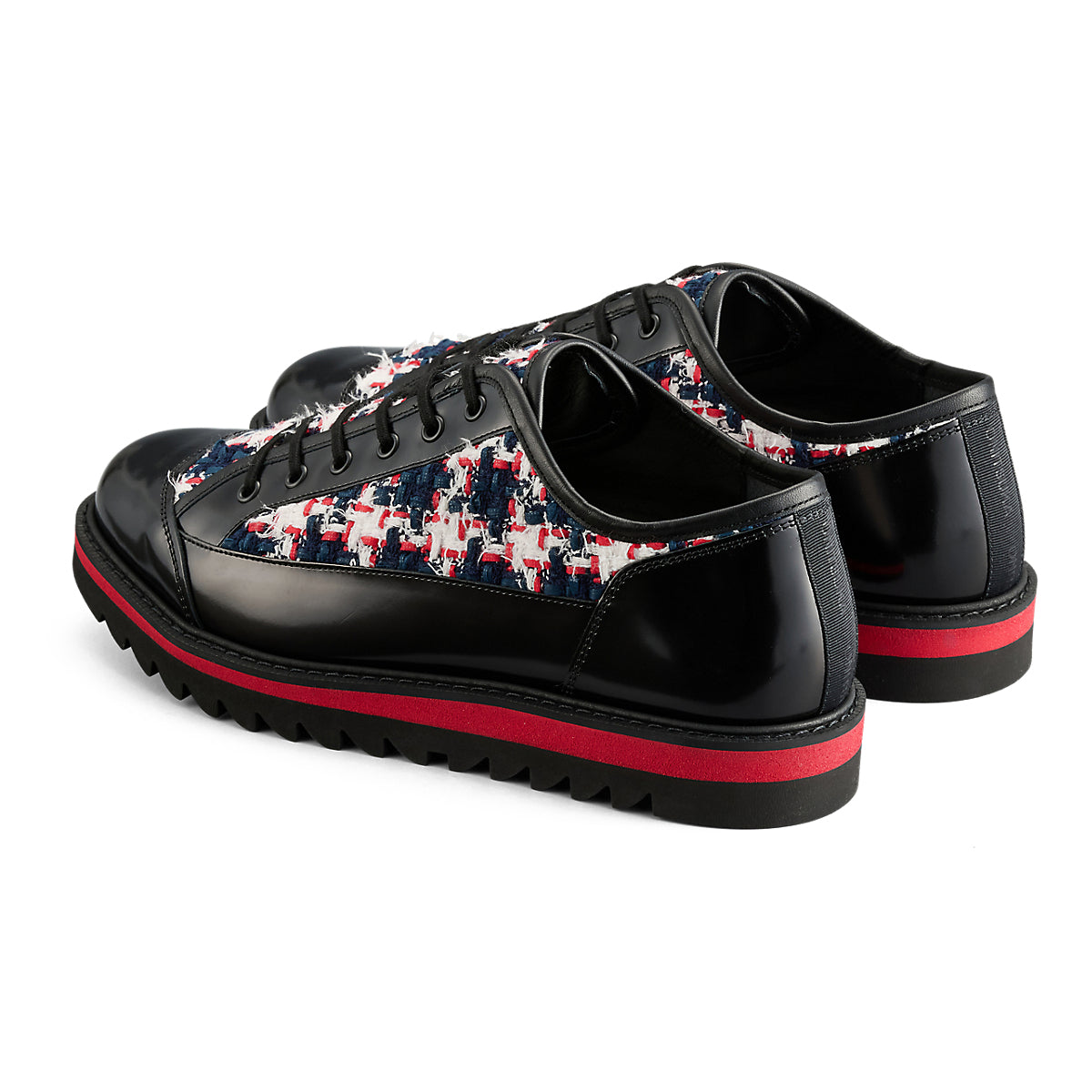 BLUCHER LO - BLACK / CLASSIC RED - view 4