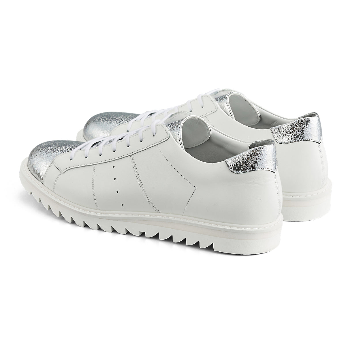 COURT-T - WHITE / SILVER - view 4