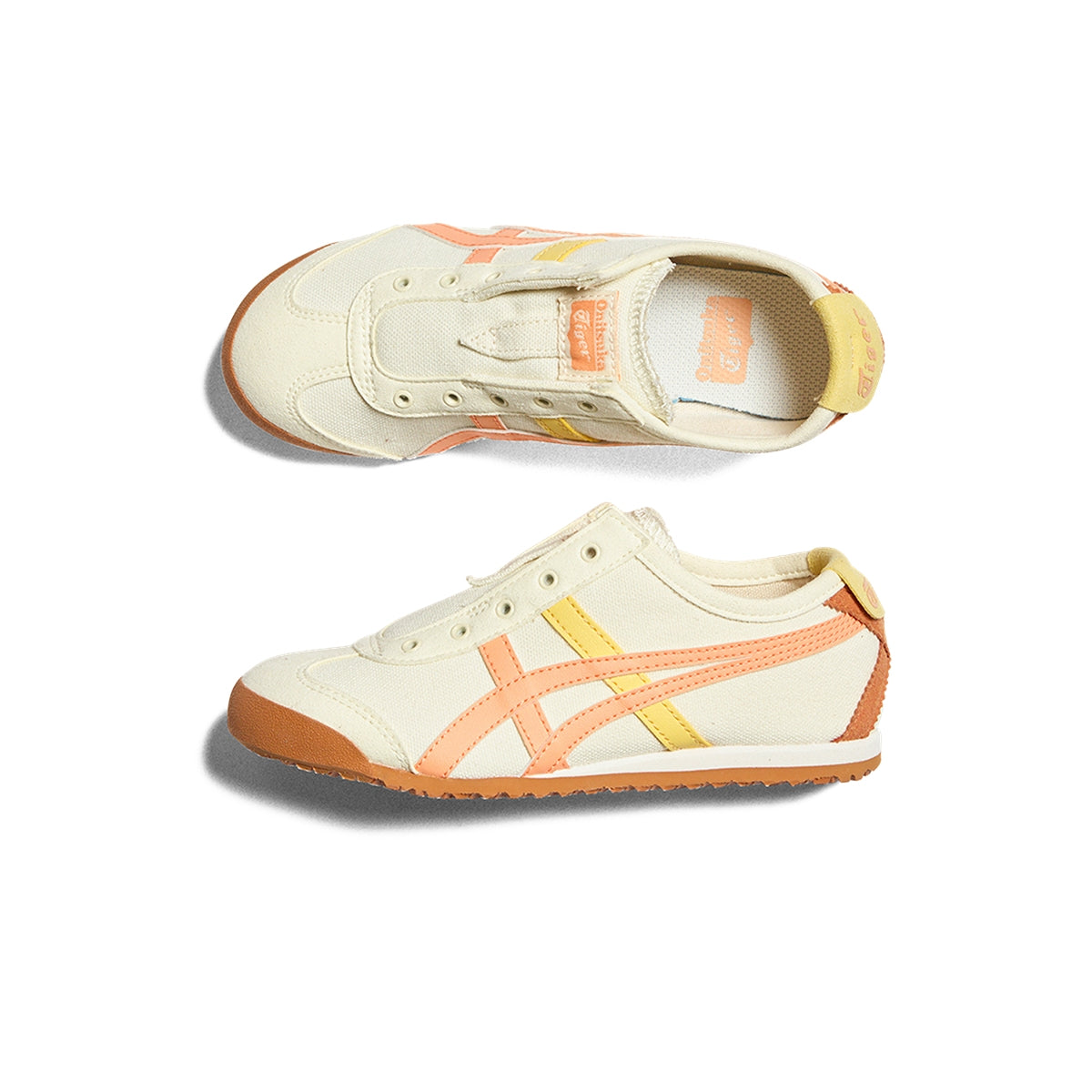 Kids’ MEXICO 66 SLIP-ON KIDS - IVORY/SUMMER DUNE - view 8